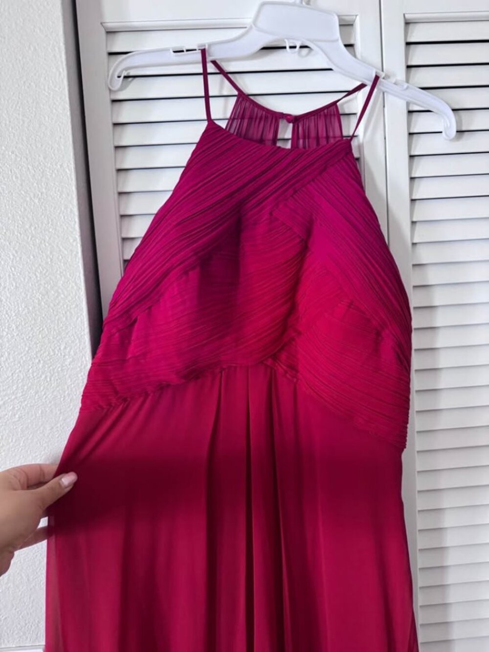 Bill Levkoff Red Bridesmaid Dress